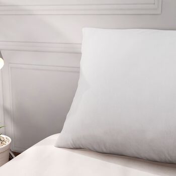 Serenity Night 100% Maulbeerseide Sommerseidendecke mit Seidenf&uuml;llung, Daunenkissen und Seidenkissenbezug, Elfenbein