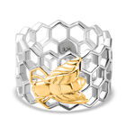 Zweifarbiger Bienenstock-Ring image number 0