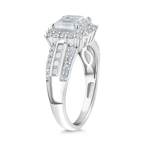 D’joy Moissanit Ring 925 Silber rhodiniert (Größe 17.00) ca. 2,51 ct image number 5