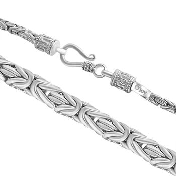 Royal Bali Kollektion - 925 Silber Borobudur Halskette ca. 50 cm ca. 51,53g