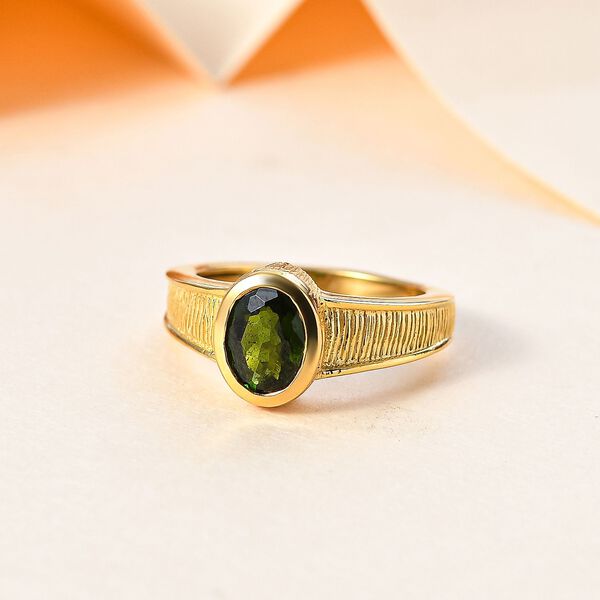 Nat&uuml;rlicher Chromdiopsid-Ring - 1,05 ct. image number 2