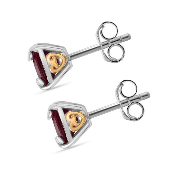 AA afrikanische Rubin Ohrringe - 4,48 ct. image number 4