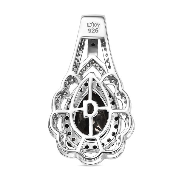 D'Joy Elite Shungit, Schwarzer Spinell Anh&auml;nger 925 Silber rhodiniert ca. 1.54 ct image number 5