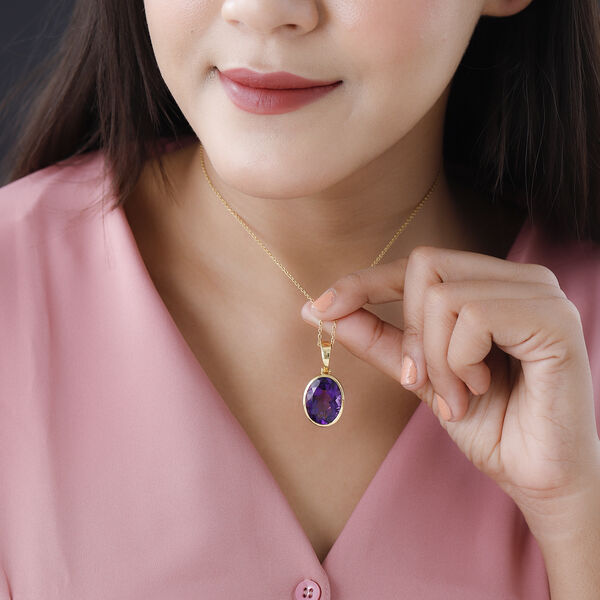 Afrikanischer Amethyst-Anh&auml;nger - 16 ct. image number 1