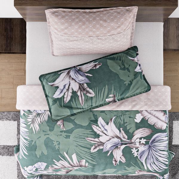 6-teiliges Bettbezug Set, 2 Bettbezüge, 4 Kissenbezüge, grün image number 5