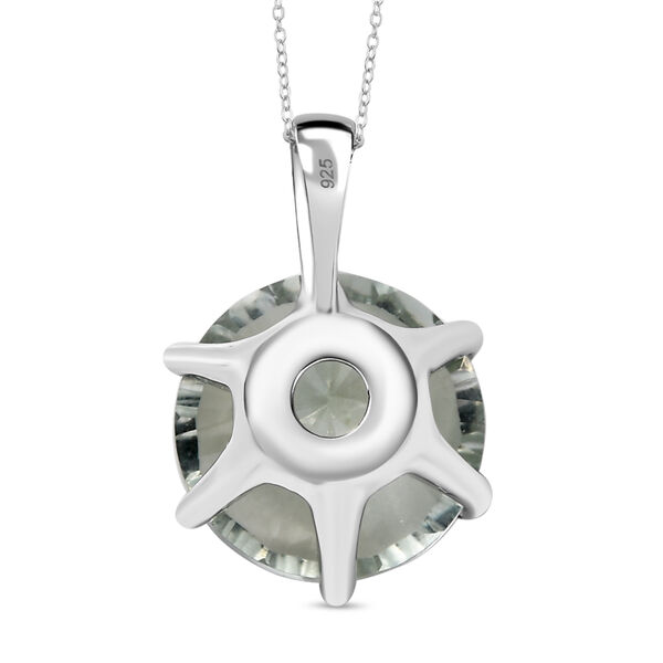 Prasiolith Anhänger mit 50cm Kette - 5,60 ct. image number 5