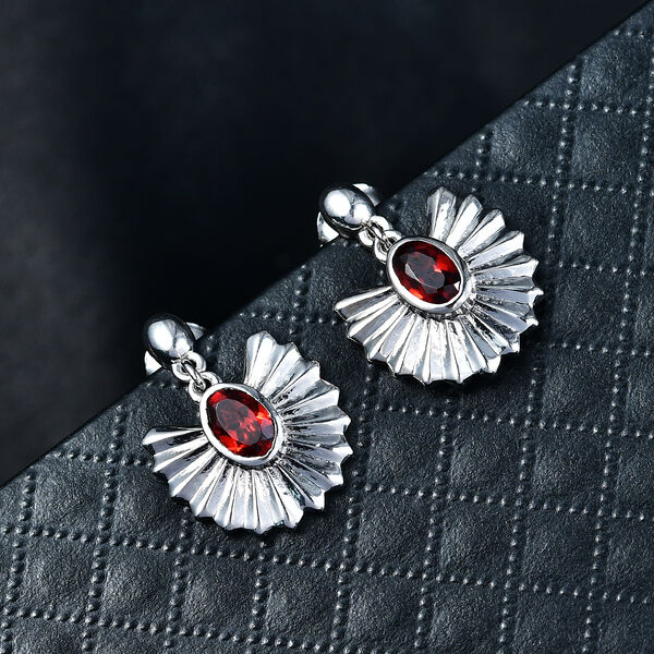 EverTrue Orissa Rose Granat Ohrringe - 1 ct. image number 2