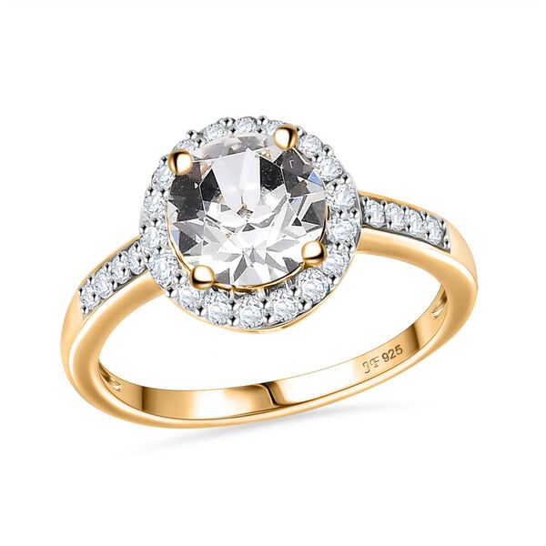 J Francis gefertigt mit SWAROVSKI- Swarovski Kristall Schmuckset, 925 Silber vergoldet image number 5