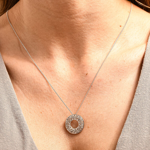 Wei&szlig;er Diamant-Anh&auml;nger - 0,50 ct. image number 1