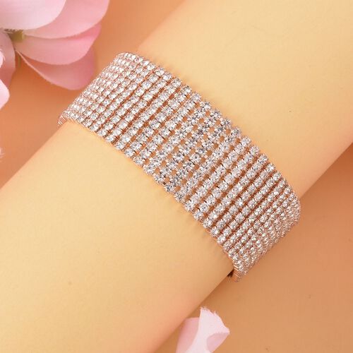 Kristall-Armband in Roségoldton image number 1