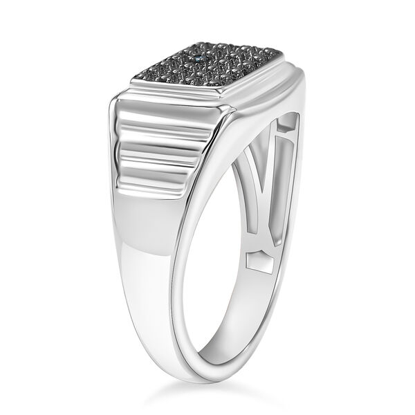 EVER TRUE Blauer Diamant Ring Nickelfreies Messing (Gr&ouml;&szlig;e 17.00) ca. 0,00 ct image number 4