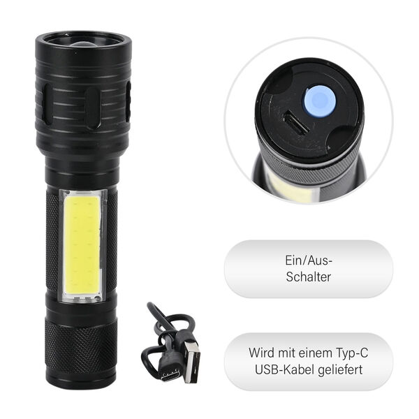 Aluminium Taschenlampe mit LED-Funktion image number 12