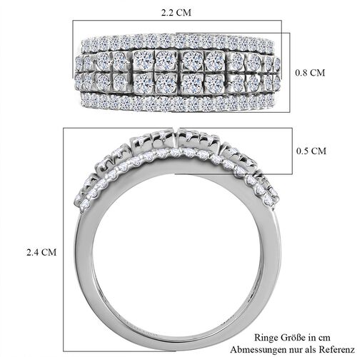LUXURIANT DIAMOND- SGL zertifizierter SI-GH Labor Diamant Ring - 1 ct. image number 7