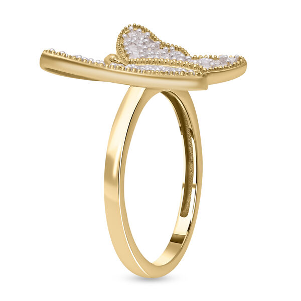 Diamant Schmetterling Ring - 0,33 ct. image number 4