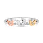 LUXURIANT DIAMOND -Lab Grown Diamant SI-GH Ring 925 Silber (Größe 16.00) ca. 0.05 ct