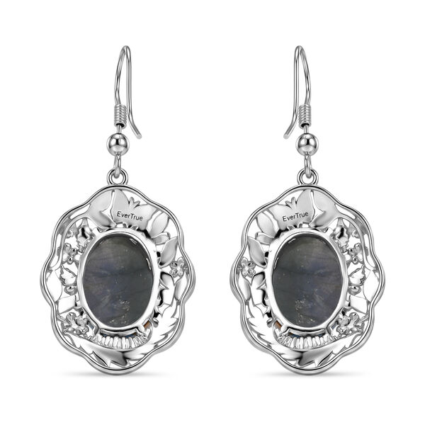 EVER TRUE AAA Labradorit Ohrringe Nickelfreies Messing ca. 13,00 ct. image number 4