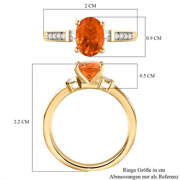 Salamanca Feueropal und Zirkon-Ring - 1,03 ct. image number 7