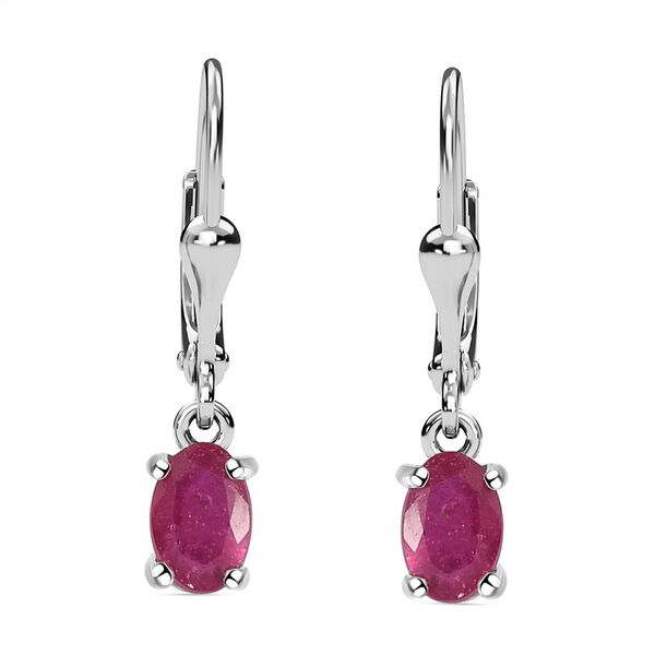 Afrikanische Rubin-Ohrh&auml;nger - 1,11 ct.