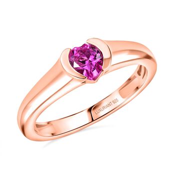 LUXURIANT AAA Labor Rosa Saphir Ring - 0,64 ct.