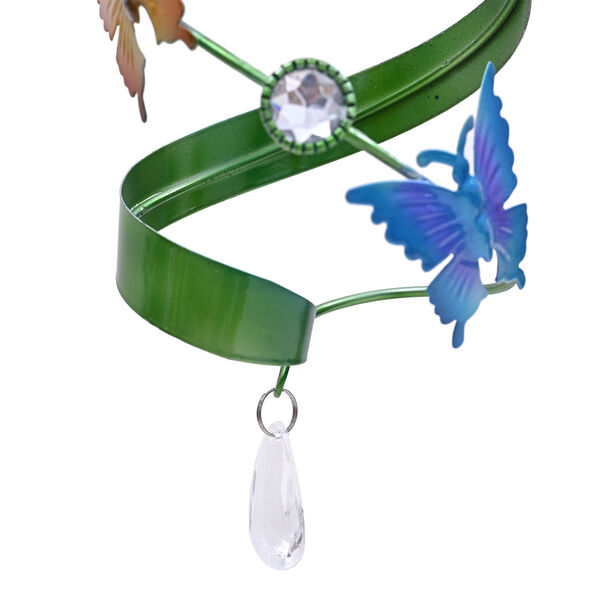 Windrad - Schmetterling aus Glas, Gr&ouml;&szlig;e 15x15x65, Mehrfarbig image number 6