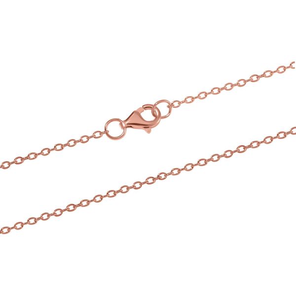 925 Silber rosévergoldetKette ca. 50 cm image number 4