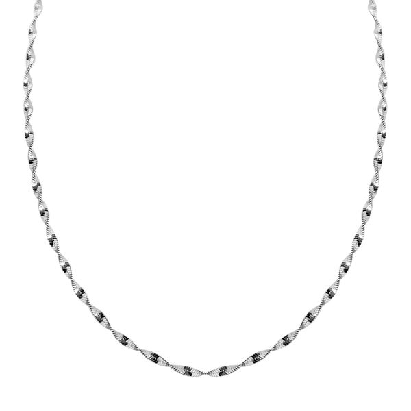 925 Silber rhodiniert Kette ca. 45 cm ca. 3,84g
