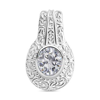 Royal Bali - D Joy Moissanit Anh&auml;nger 925 Silber ca. 2.76 ct