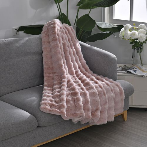 Luxus Edition Premium Decke, rosa image number 0