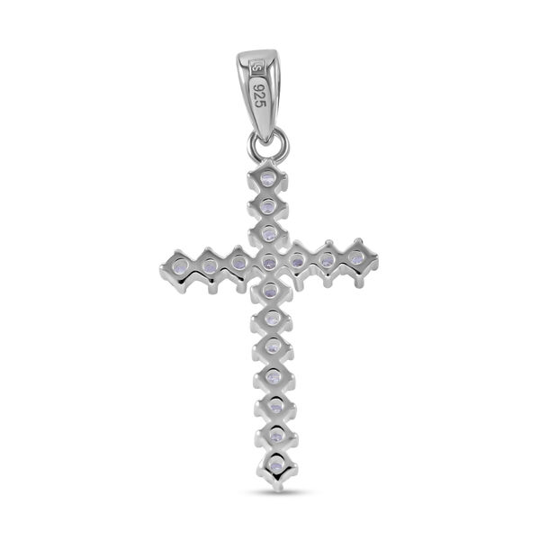 LUSTRO STELLA Zirkonia Kreuz Anh&auml;nger - 1,16 ct. image number 5