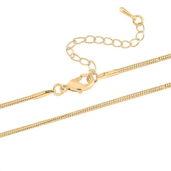 Emaillierter mehrfarbiger Kristall-Medallion-Anhänger mit 45cm Kette image number 4