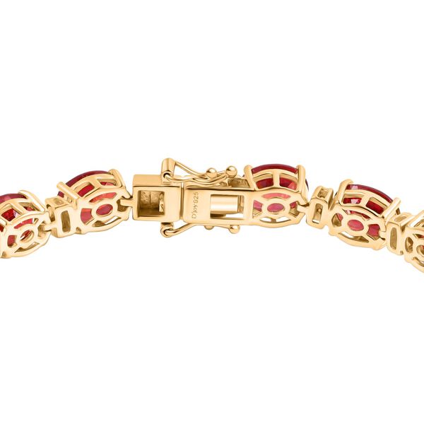 D’Joy Labor Padparadscha Saphir und Moissanit Armband image number 4