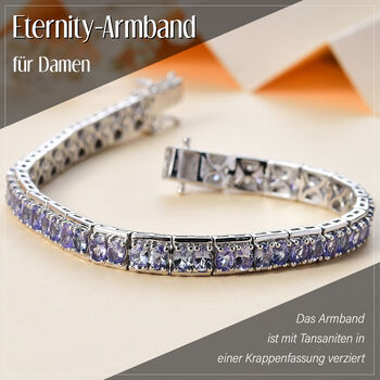 Tansanit Armband,19 cm - 9,83 ct.