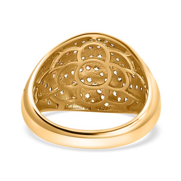 J Francis gefertigt mit SWAROVSKI- Wei&szlig;er und gelber Swarovski Zirkonia Ring image number 6