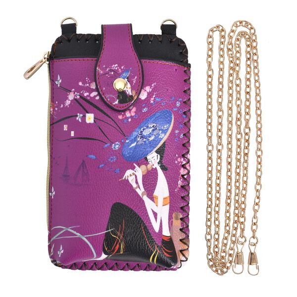 Handy Crossbody-Tasche, Geisha image number 4