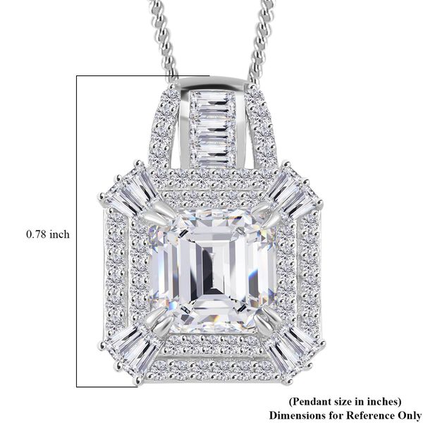 D'Joy Moissanit Anhänger mit 50cm Kette - 3,89 ct. image number 6
