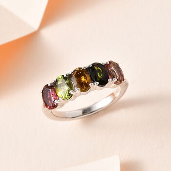 Mehrfarbiger Turmalin-Ring - 2,13 ct.
