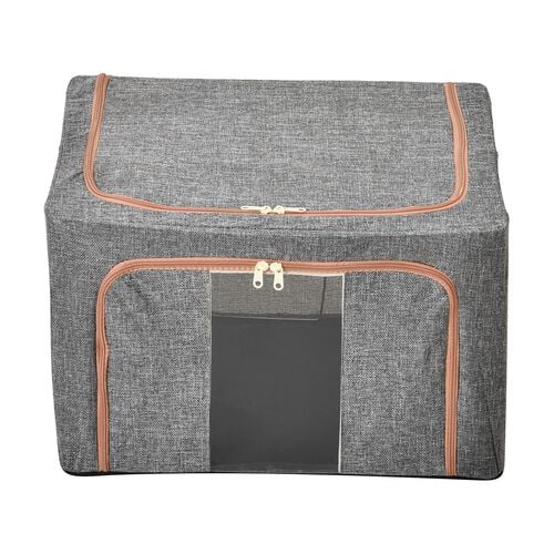 66L Stapelbare Aufbewahrungsbox mit Metallrahmen image number 0