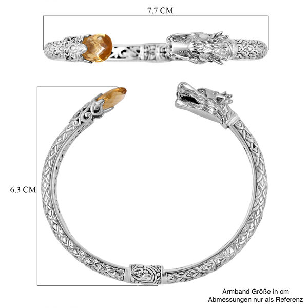Royal Bali Kollektion- Citrin Armreif, 19 cm - 3,60 ct. image number 5