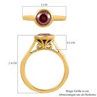 Roter Moissanit-Ring - 1,23 ct. image number 6