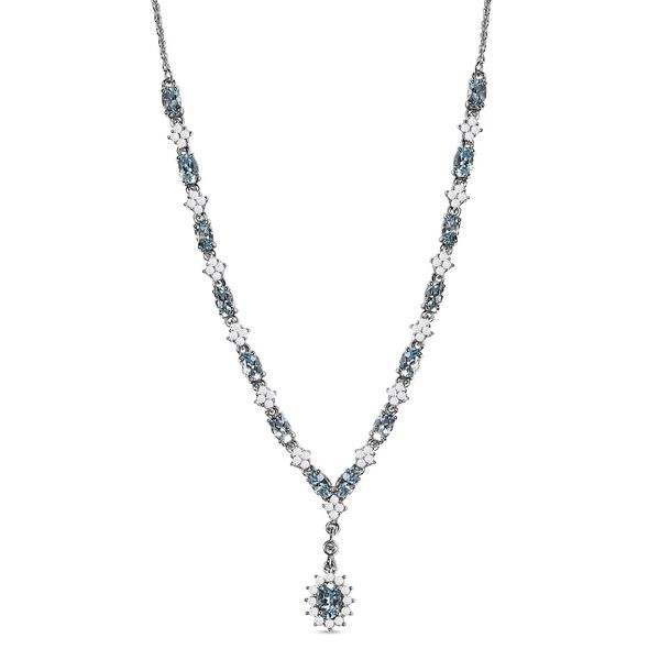 Santamaria Aquamarin Collier, ca. 45 cm, ca. 4,64 ct image number 0