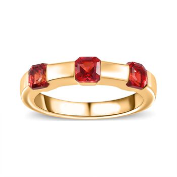 Labor Padparadscha Saphir Ring - 1,52 ct.