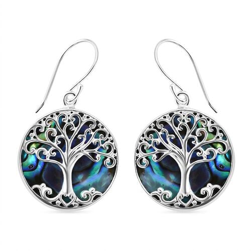 Royal Bali - Abalone Muschel Ohrringe 925 Silber image number 0