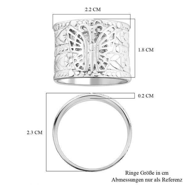 Royal Bali Kollektion- Schmetterling Ring image number 5
