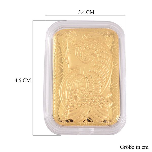 EXKLUSIVES GESCHENK - 999er Goldplatte mit Lady-Fortuna-Motiv image number 4