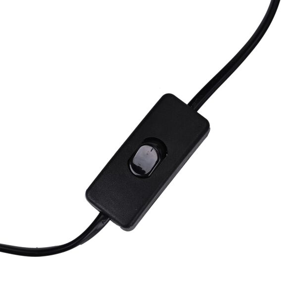 Handgefertige Tiffany-Stil Tischlampe, Buntglas, Braun image number 9