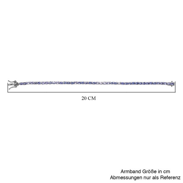 Tansanit-Armband, 19 cm - 7,65 ct. image number 5