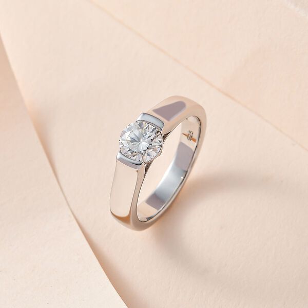 Moissanit Ring - 0,73 ct. image number 8