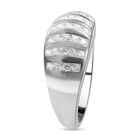 Lustro Stella - Weißer Zirkonia Ring, 925 Silber platiniert, ca. 1.16 ct image number 3