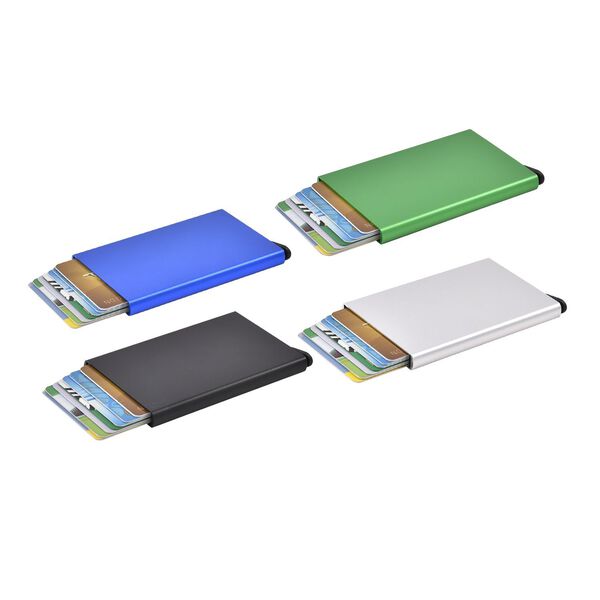 4er Set - Kartenhalter mit RFID-Schutz, kühle Töne image number 8