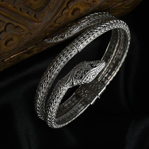 D'Joy Royal Bali - 925 Silber Armreif, 19cm image number 3